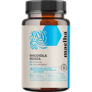 Rhodiola Rosea | Adaptogen | 60 capsules | 5% rosavin 3% salidroside | 100% Natuurlijk