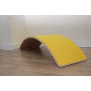 All kinds of stuff - Houten balansbord - Balanceboard - geel vilt