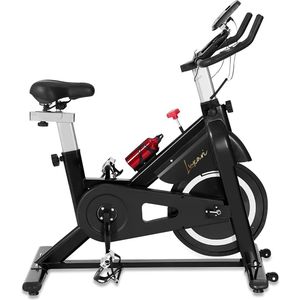 Luxari - Indoor Cycle 2  - Computer met o.a. hartslagfunctie - Verstelbare weerstand - 10 kg vliegwiel - I-pad/telefoon houder - Fitness fiets - Hometrainer