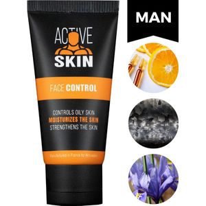 Activeskin Face Control - Gezichtscreme Mannen - Retinol - Moisturizer - Dagcreme Mannen - skincare - acne - creme - 50ml