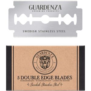 Guardenza Double Edge Scheermesjes - 5 stuks - Shavette - Safety Razor