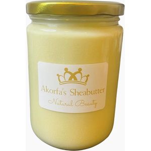 Biologisch sheaboter 500 g ongeraffineerd - Organic Shea butter 100% puur natuurlijk - Shea boter - Sheabutter