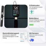 Robi - S11 Personenweegschaal - Zwart - Segmentale Lichaamsanalyse