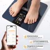 Robi S10 Pro - Personenweegschaal - Met Lichaamsanalyse - WiFi & Bluetooth