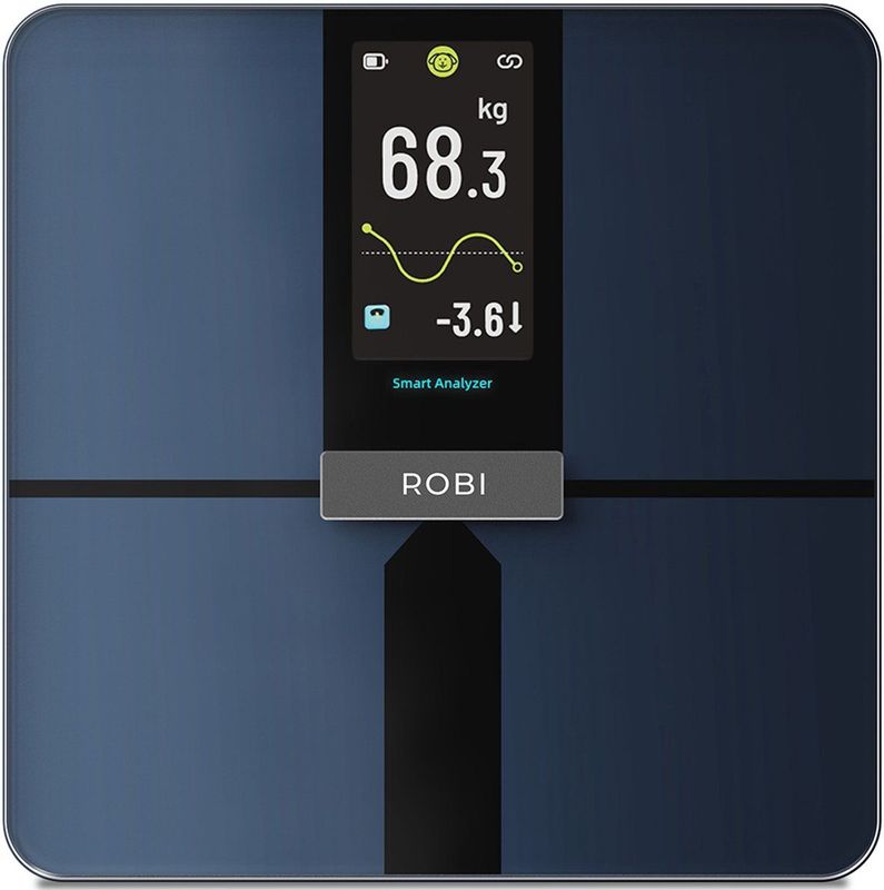 Robi S10 Pro - Personenweegschaal - Met Lichaamsanalyse - WiFi & Bluetooth