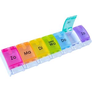 GEASY - Pillendoos 7 Dagen - Medicijndoos - Nederlandstalig - Handig Kliksysteem