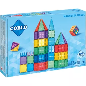 XPJBKC Magnetische Bouwstenen – 100 Stuks Met 3 Poppetjes – Magneetblokken Voor Creatief Spelen – STEM-speelgoed Voor Kinderen – Ideaal Cadeau Voor Jongens En Meisjes