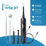 V-Goods - Professionele Tandsteen Verwijderaar - 5 Standen - Inclusief 3 Opzetstukken