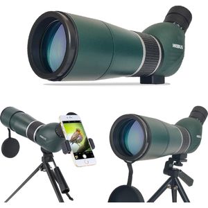 Professionele Spotting Scope - 15-45x60 High Powered - Monoculair Verrekijker - Incl. Statief en Mobielhouder