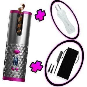 Trendosa - Automatische Krultang - Draadloos - Usb Oplaadbaar - Haar Clips en Kam