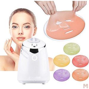 MENSMUNDI® Gezichtsmasker Machine – Eigen Masker Maken – Gezichtsverzorging Apparaat – INCLUSIEF 32 COLLAGEEN TABLETTEN – Huidverzorging – Jonge Huid – Project Gezond – Duurzaam & Natuurlijk Product – Fruit Face Mask Maker Machine - Wit