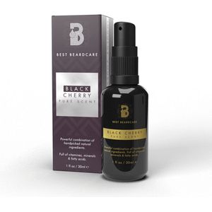 Rithim® Black Cherry Baardolie 30 ml – Baardverzorging | Intense geur | Gevoelige huid | Bevordert baardgroei met o.a. zwarte komijn & kersenpitolie