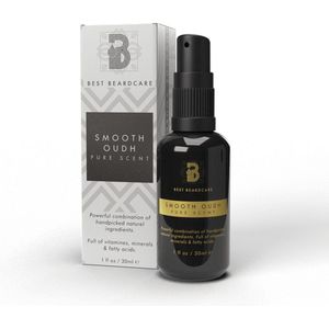Rithim® Smooth Oudh Baardolie 30 ml – Baardverzorging | Intense geur | Gevoelige huid | Baardvoeding met o.a. cactusvijg & woestijndadelolie