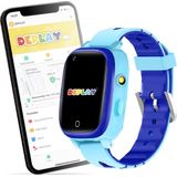 DEPLAY 4G KidsWatch - GPS Tracker - Smartwatch Kind - Blauw
