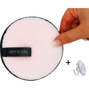 AEM ROYAL Make-up Remover Pad - Herbruikbaar en wasbaar watten schijfje - bonus 1 Zuigknap - Gezichtsreiniging -microfiber pads.