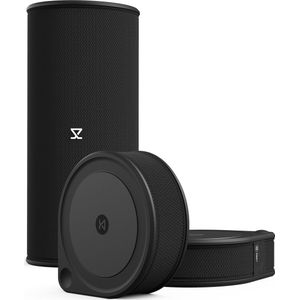 Kien 2.1 Draadloos Speakersysteem – Hi-Fi Stereo Geluid – SUB + 2 SAT Speakers – 160W – Draagbaar & Oplaadbaar – 18 Uur Accuduur – Surround Sound Uitbreidbaar