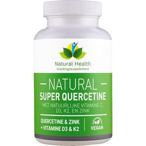 ALL-IN-ONE Quercetine + Zink & Natuurlijke Vitamine D3 & K2 en C - 60 vegacaps