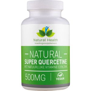 Super Quercetine 500mg + Zink & Natuurlijke Vitamine C - 60 vegacaps