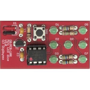 Digibytez - Mini LED Dice DIY Kit V2.0 (Green)