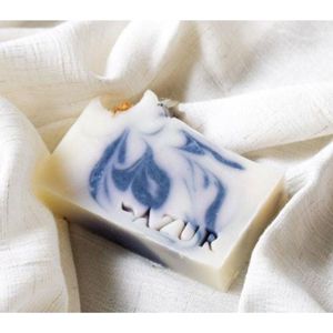 Azur - Mighty Mint - Natuurlijke Zeepbar - Handgemaakt - Vegan - Blauwe Kleur