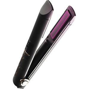 SENVY® - CYBER MONDAY SALE - Draadloze Stijltang - Compact - Mini Stijltang - Reis Stijltang - Lichtgewicht - Oplaadbaar - Snoerloos - Inclusief 2600mAh Powerbank functie - Zwart