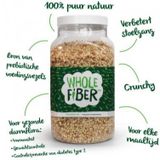 WholeFiber - Darmgezondheid - Stoelgang - Prebiotische Vezels - Glutenvrij - Vezelrijk