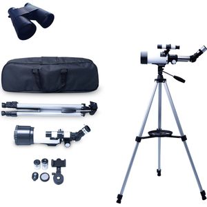 Telescope voor Kinderen Volwassenen - Sterrenkijker & Nachtkijker - Astronomie & Sterrenkunde - Telescoop 200x Zoom - Telescopen 400/70mm - Nu tijdelijk GRATIS Verrekijker & Travelbag