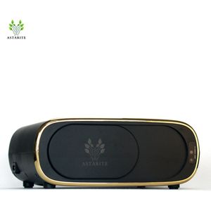 Astarite® Halo Smart Mini Beamer - Mini Projector - 400 ANSI - 6000 lumen - Android TV 9.0 - Full HD 1080P - WiFi - Auto keystone correctie - Autofocus - Haarscherp beeld - Ingebouwde speakers - Volledig automatisch - Zwart