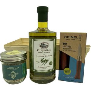 De Oosterscheldeboer - Cadeaupakket ""Opinel oestermes