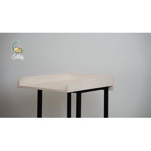 Saby® Universele Commode Bladvergroter - Geschikt voor Alle Kasten- Taupe- MDF- Eenvoudig in elkaar te zetten - Creëert ruimte op de kast - Ruime bladoppervlakte - Geschikt voor vrijwel alle aankleedkussens