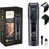MWS - Model Flexo - Baardtrimmer - Zwart - Waterdicht - 16 Lengte-instellingen
