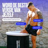OPTIMICE IJsbad All in Pakket - Inclusief Koelelementen - Thermometer & Draagtas
