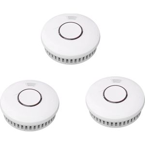 DVM-SA30-3: set met 3x optische rookmelder. Werkt 10 jaar op vaste batterij. Garantie 10 jaar. Voldoet aan Europese norm EN 14604.