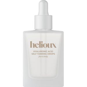 Helioux® Zelfbruiner Druppels - Hyaluronic Acid Self Tanning Drops - Magic Drops - Lichaam & Gezicht - Award Winning Zelfbruiner Druppels