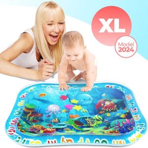 COOL'R® XXL Waterspeelmat - Met geluid - Speelmat - Opblaasbaar baby water speelmat - Speelkleed - Waterspeelgoed - Baby speelgoed 0 jaar - Kraamcadeau - Kinderspeelgoed - Tummy Time - Baby Gym