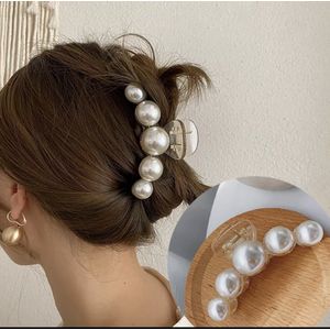 Luxe Haarklem met Parels - Haarclip/Haarspeld - Haaraccessoires Bruiloft