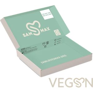 Sam loves Max Premium Condooms - Gratis verzending - Anticonceptie middel - Met glijmiddel - Anoniem verpakte - Natuurlijk latex - Vegan - condoom - 15 Stuks