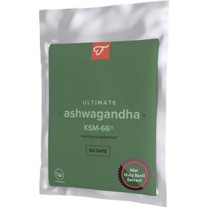Ultimate Ashwagandha - Supplement - Natuurlijke Ingrediënten - Bioperine