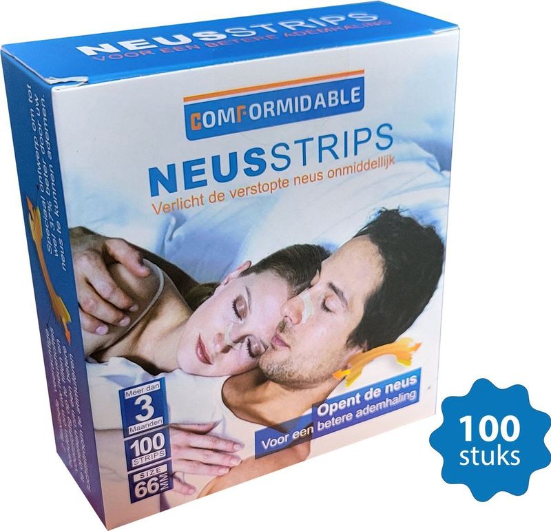Comformidable - Neusstrips - 100 Stuks - Anti Snurk