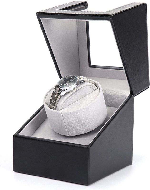 Olvy Watchwinder - Met Poetsdoekje - Horloge Opwinder - Automatische Horloge Winder - Horlogebox
