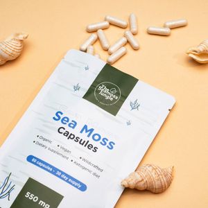 Premium Sea Moss Capsules - Saint Lucia - Hoog Gedoseerd - Wildcrafted - Vegan & Biologisch - 60 stuks