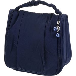 Make-up Tas - Trendy Blauwe Make-up Koffer - Stijlvol en Praktisch - Blauw