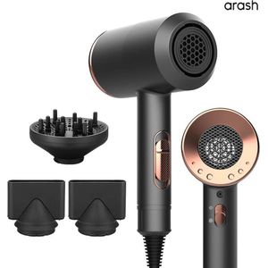Arash föhn met diffuser - Föhn - 3 Standen - 2000 Watt - Zwart