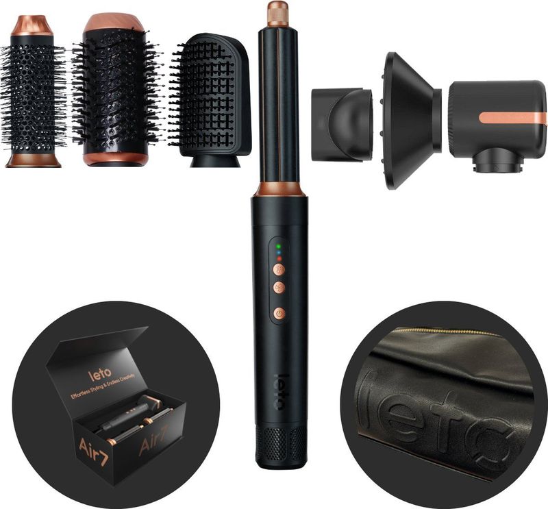Leto Air7 - Föhn - Föhnborstel - Krultang - Airstyler - Multistyler - Stijlborstel - Warmteborstel