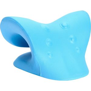 Nekstretcher - Massagekussen - Shiatsu Massagekussen - Nekmassage Apparaat - Nek Stretcher - Nekkussen - Voor Nek - Rug - Schouderklachten - Hoofdpijn - Blauw