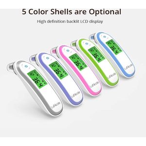 LaNicole®-Infrarood-oor-voorhoofd-thermometer-Roze-koorts-lichaamstemperatuur-baby-kind-volwassen-lichaamsthermometer