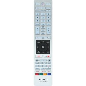 Afstandsbediening voor alle Toshiba Smart TV's - Slimtron universal remote