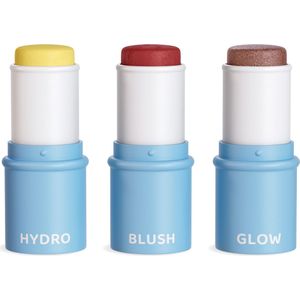 Rosalyne Pro-Age Sticks (3-Pack) - Natuurlijke Make-up voor de Oudere Huid - Hydro + Blush + Glow Sticks
