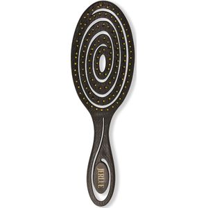 Jerlue duurzame & hoogwaardige haarborstel - zwart - biologisch afbreekbaar