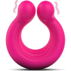 LoveSense Cockring – Penisring met Clitoris Stimulator - Stille Vibrator - Kleine Vibrator – Vibrator - Sex Toys voor Koppels - Cockring Vibrerend - Penis Ring – Fibrator – Clitoris - Cockring Siliconen – Viberator – USB Oplaadbaar – 9 Programma's